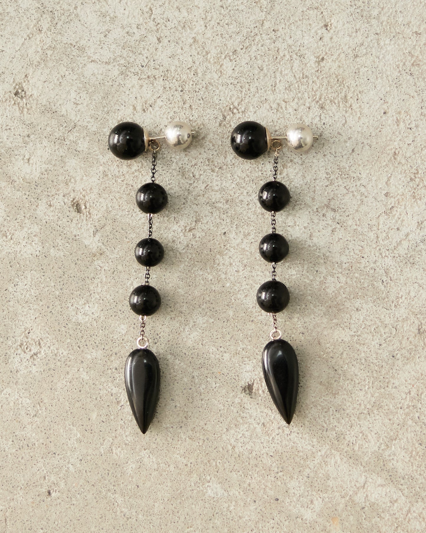 Onyx Phoenician Earrings