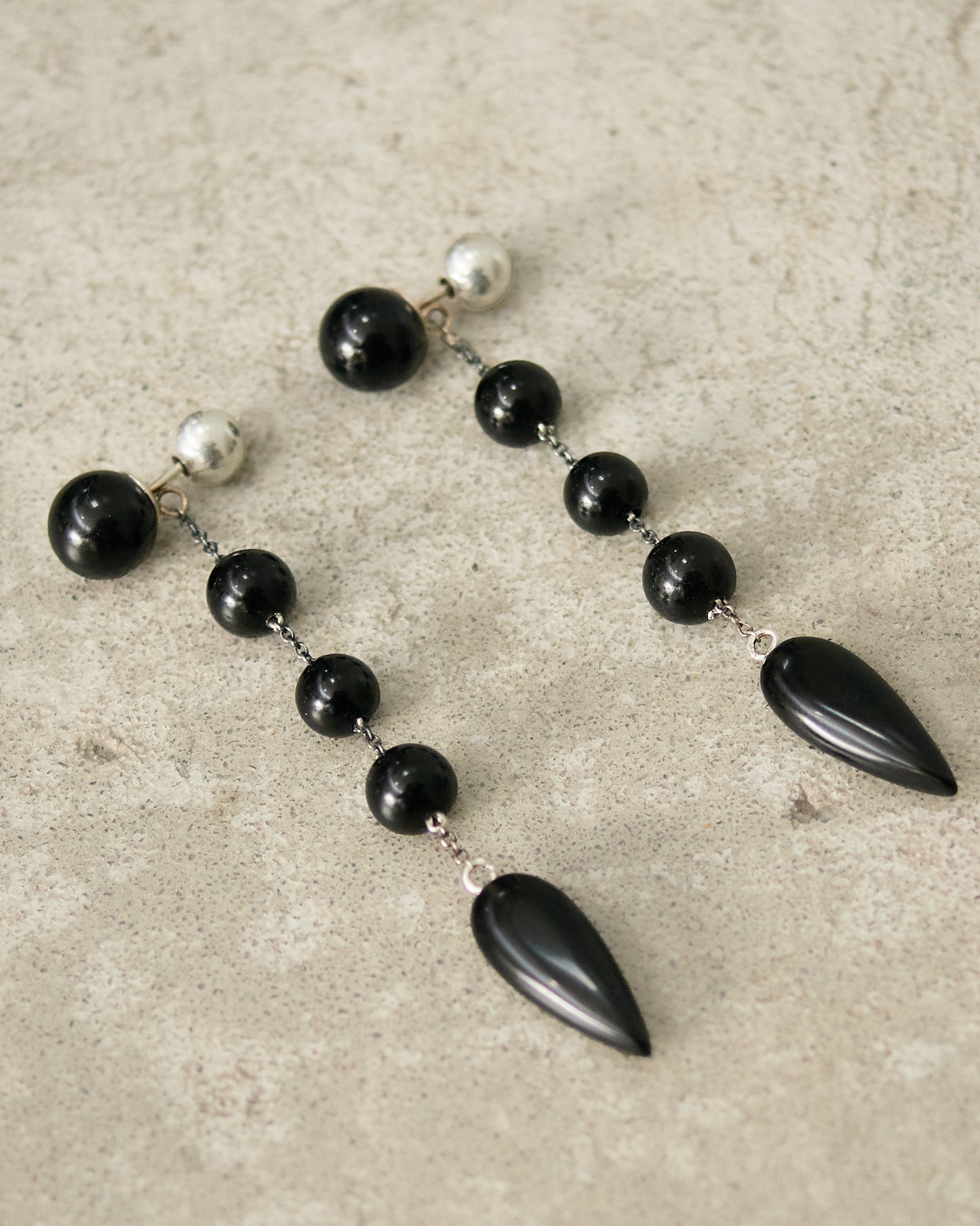 Onyx Phoenician Earrings