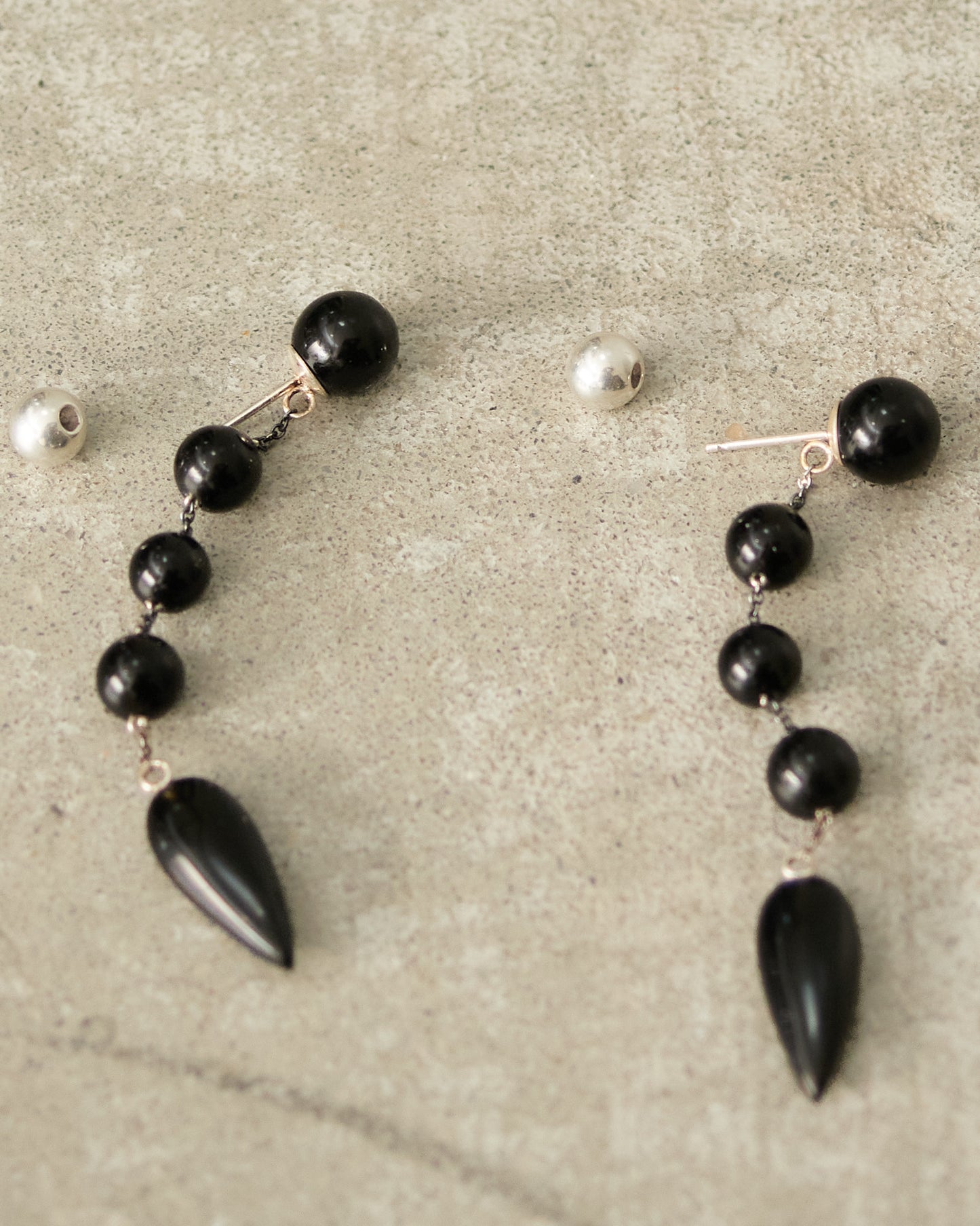 Onyx Phoenician Earrings
