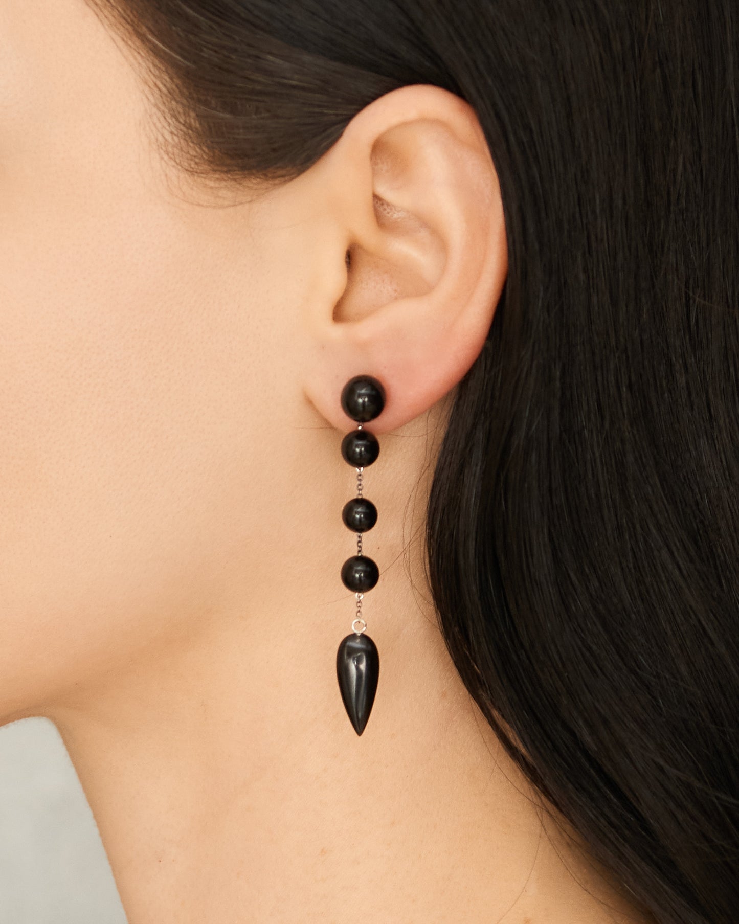 Onyx Phoenician Earrings