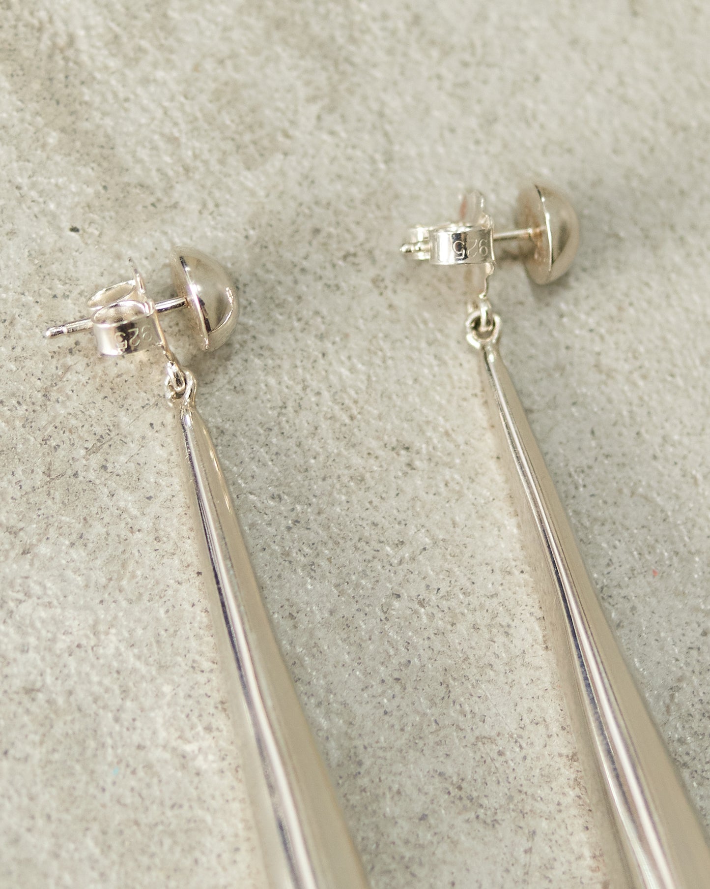 Onyx Silver Lou Lou Earrings