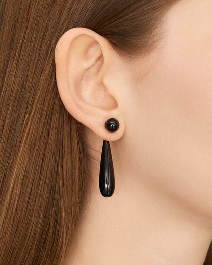 Onyx Small Angelika Earrings