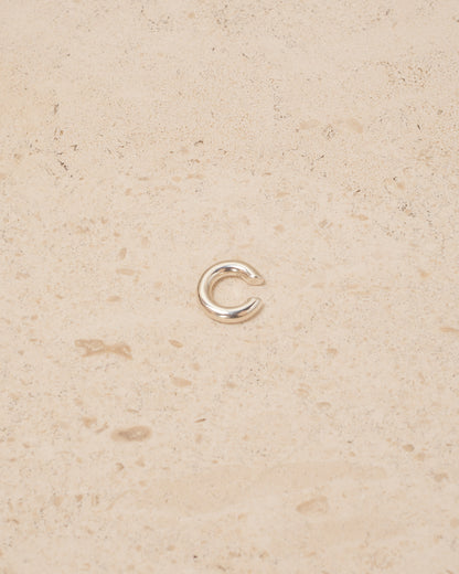 Sterling Silver Bagel Ear Cuff
