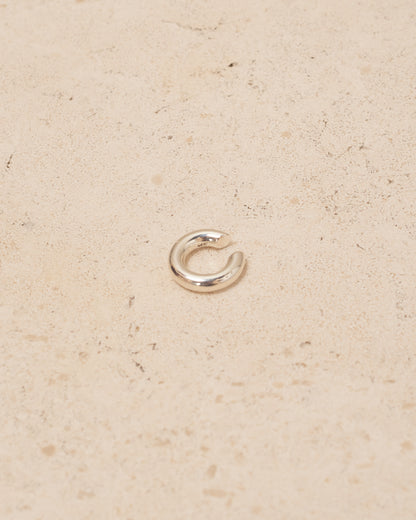 Sterling Silver Bagel Ear Cuff
