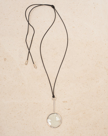 Sterling Silver Magnifying Glass Necklace