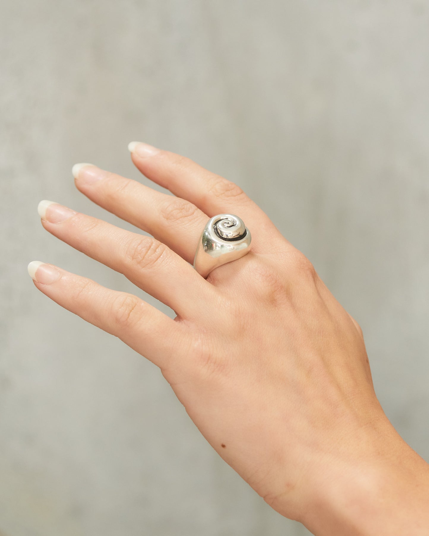 Sterling Silver Nautilus Ring