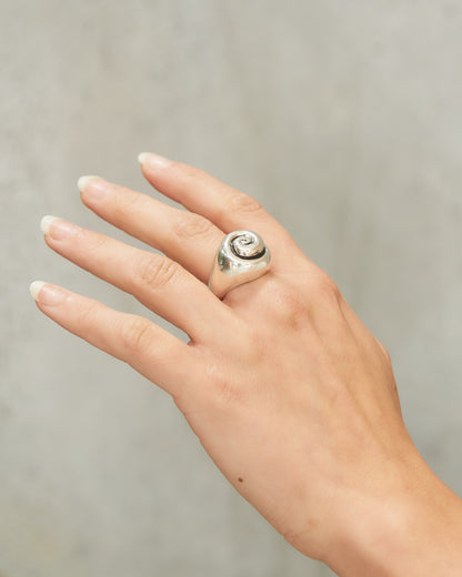 Sterling Silver Nautilus Ring
