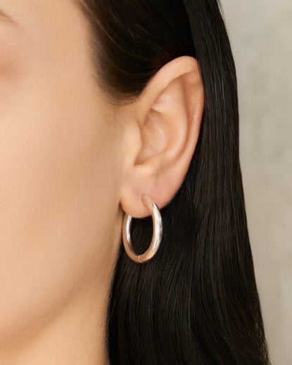 Sterling Silver Phiona Hoops