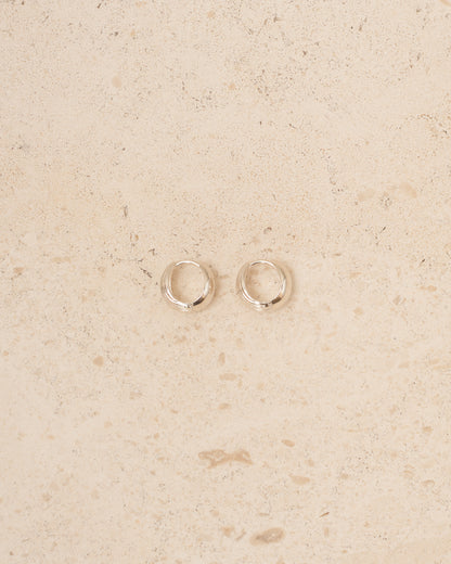 Sterling Silver Reversible Hinged Hoops