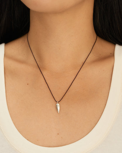 Sterling Silver Spear Choker
