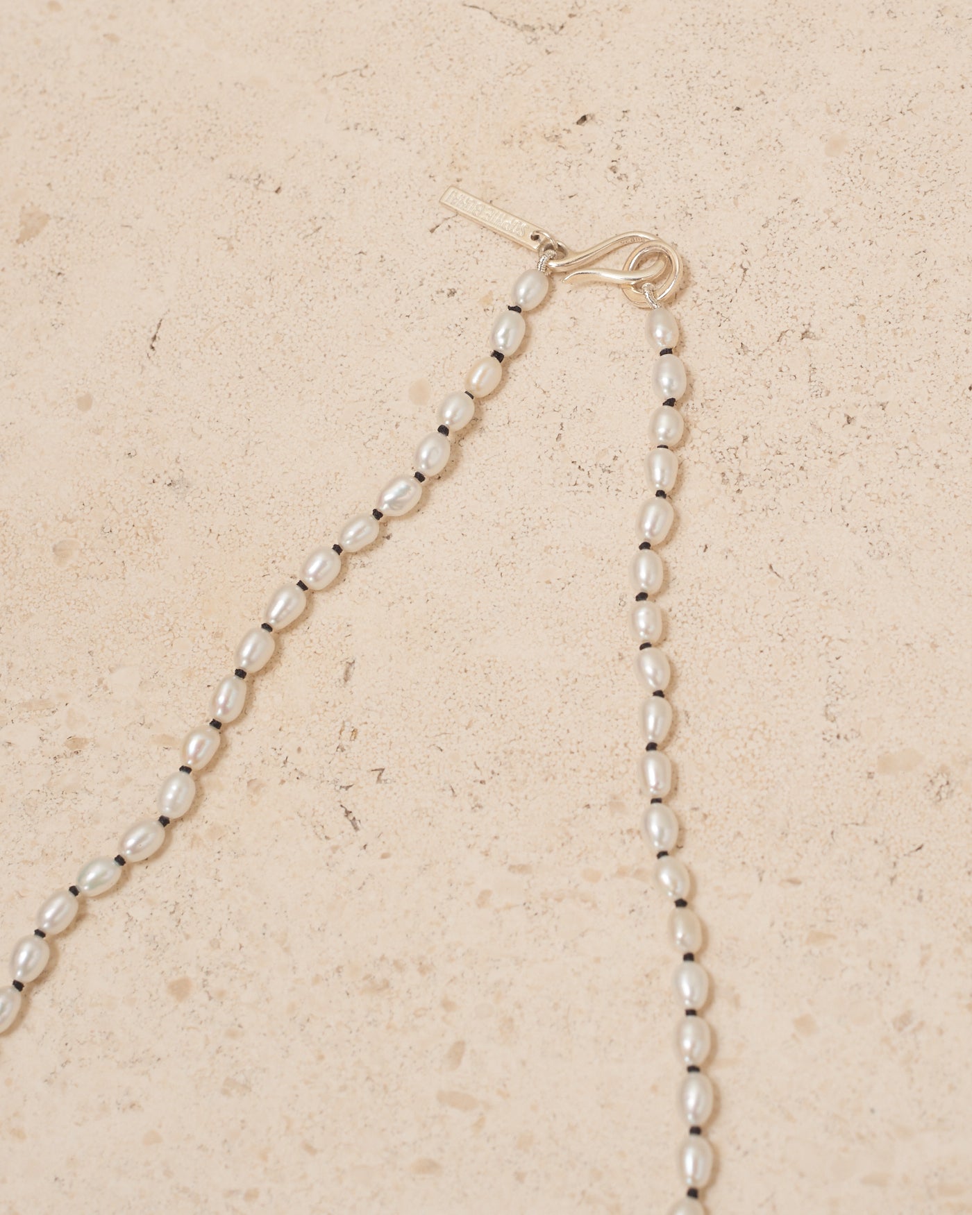Sterling Silver Tiny Pearl Collar
