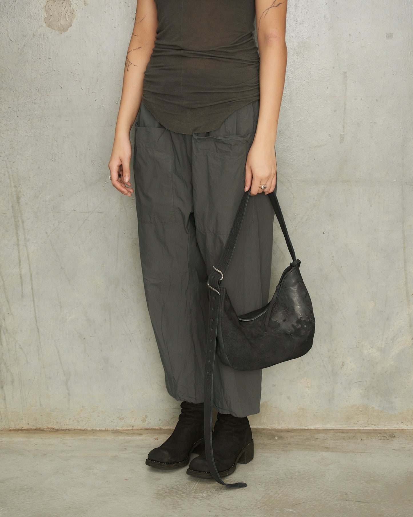 Black Culatta Reverse Serpent 90s Bag