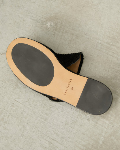 Black Lamb Mare Sabot Mules