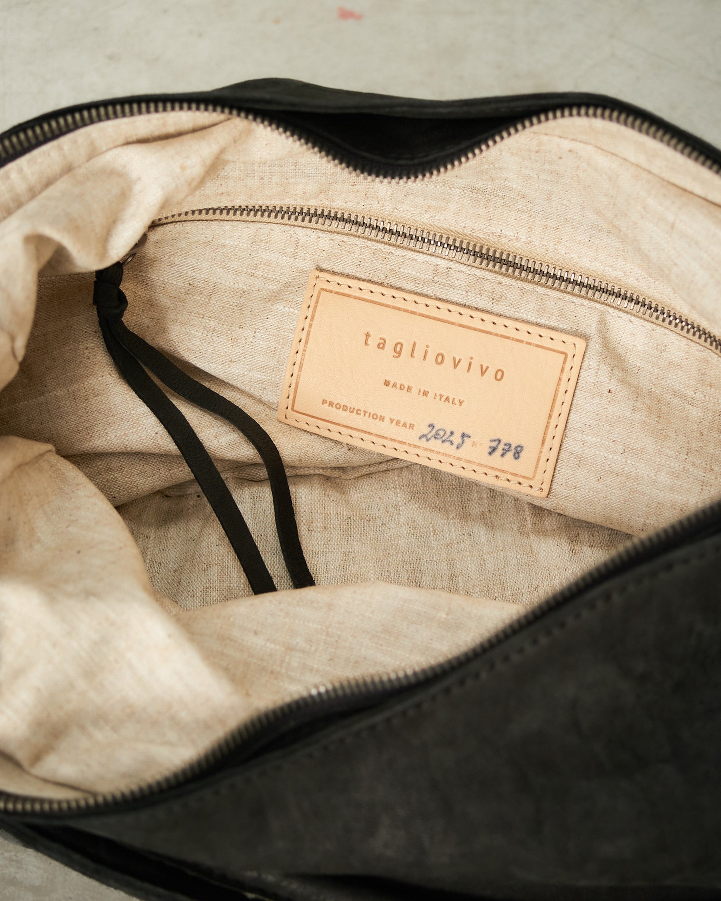 Black Soft Leather Shoulder Bag