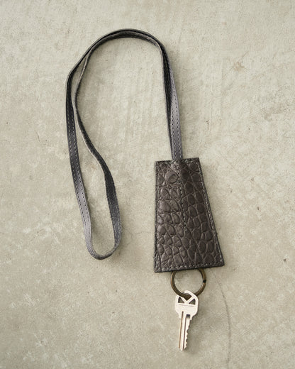 Grey Croc Key Ring