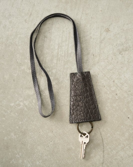 Grey Croc Key Ring