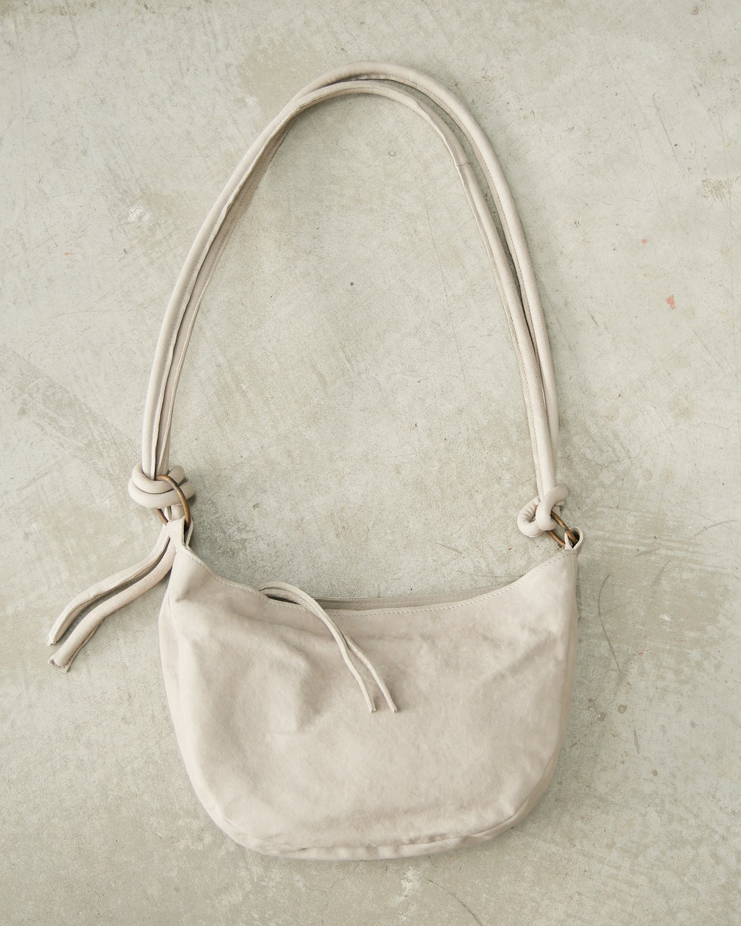Limestone Lamb Small Soft Shoulder Bag