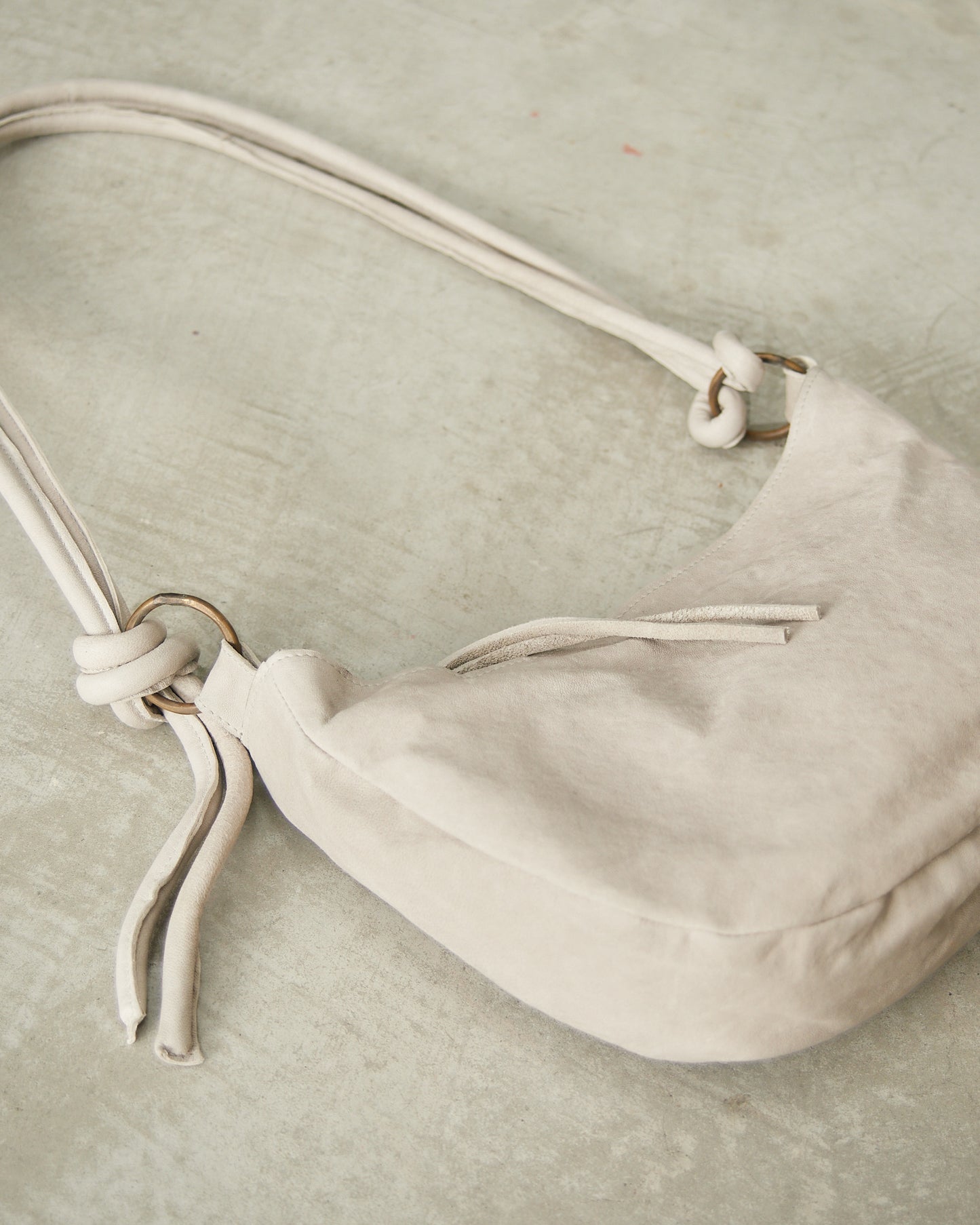 Limestone Lamb Small Soft Shoulder Bag