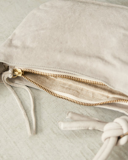 Limestone Lamb Small Soft Shoulder Bag