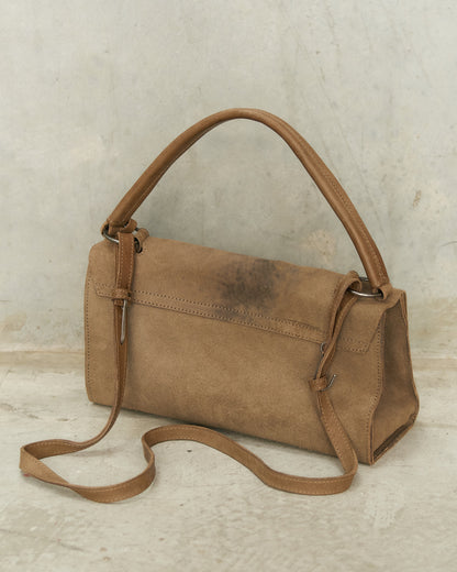 Silt Reverse Leather Shoulder M Bag