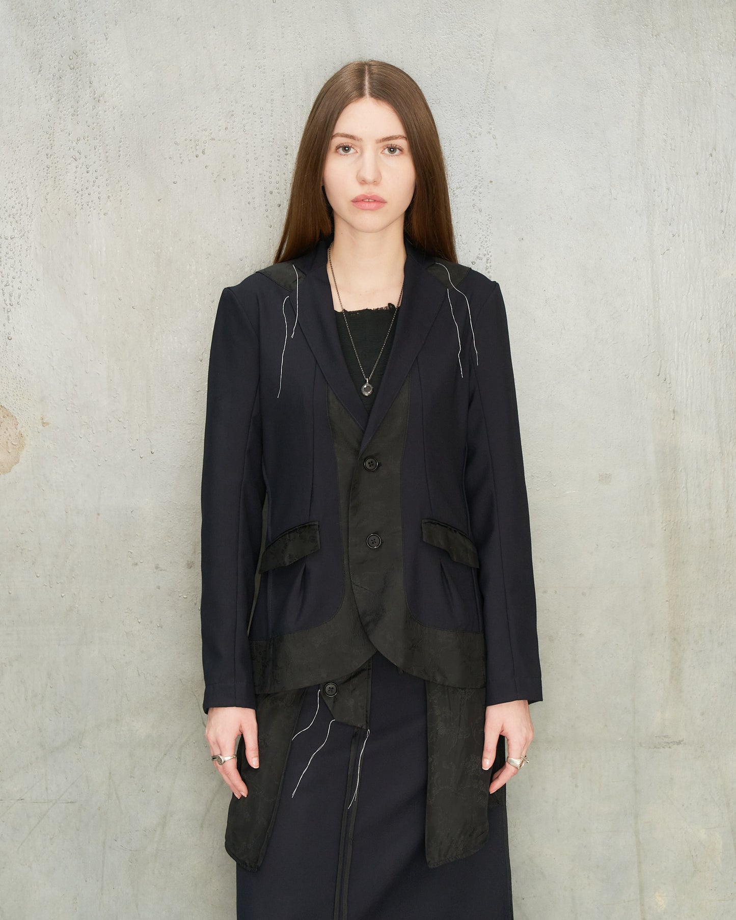 Navy Reversed Blazer