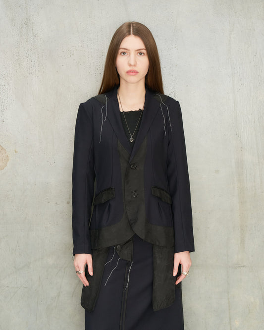 Navy Reversed Blazer