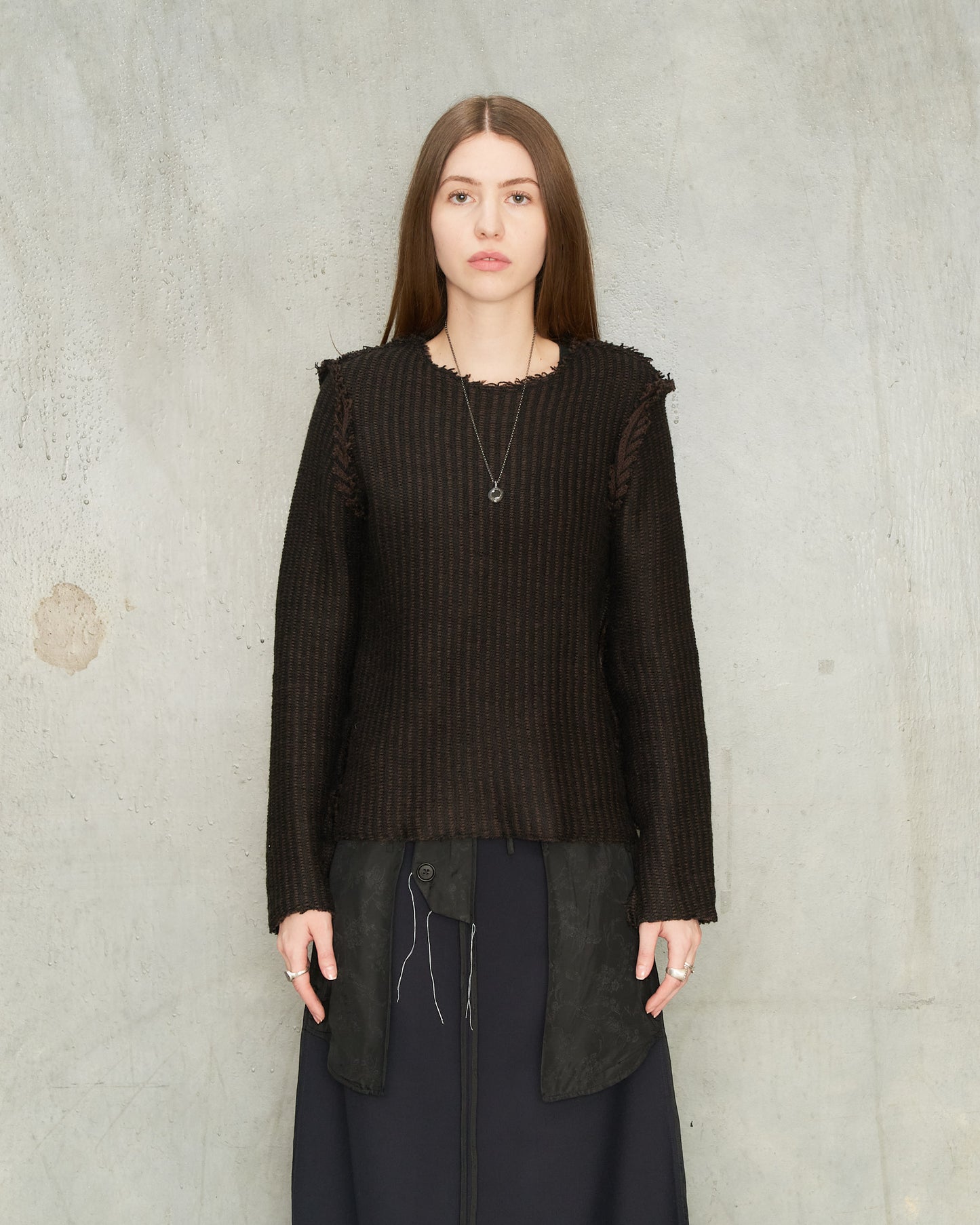 Brown Stripe Sweater