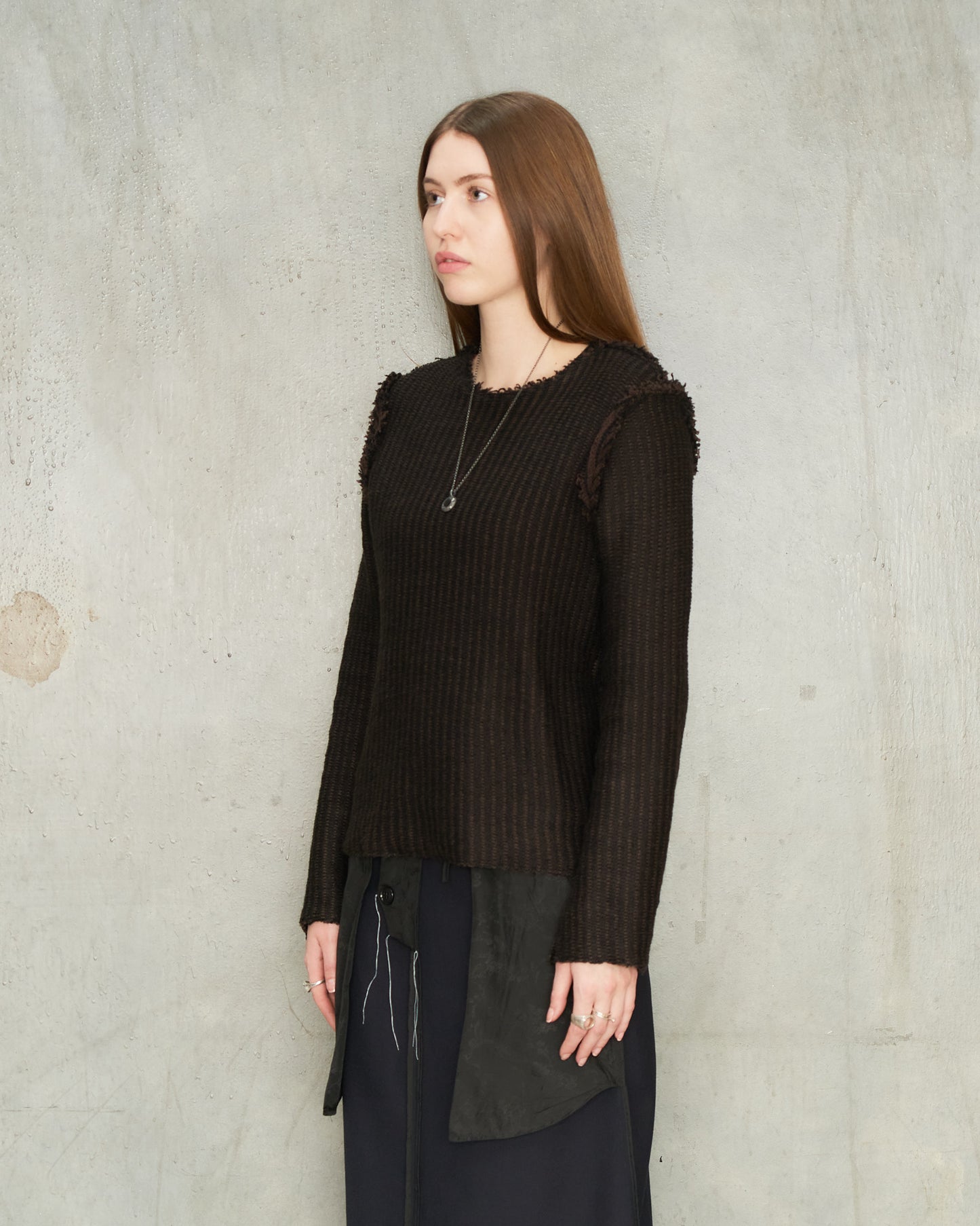 Brown Stripe Sweater