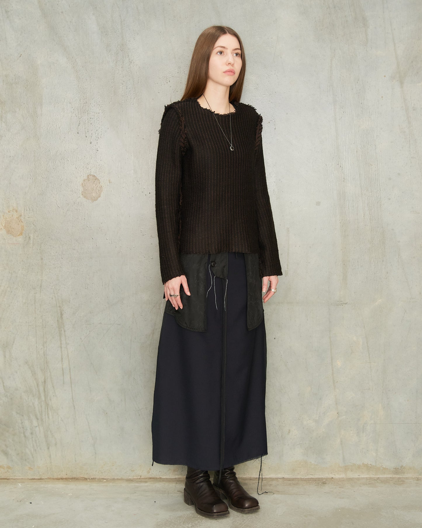 Brown Stripe Sweater