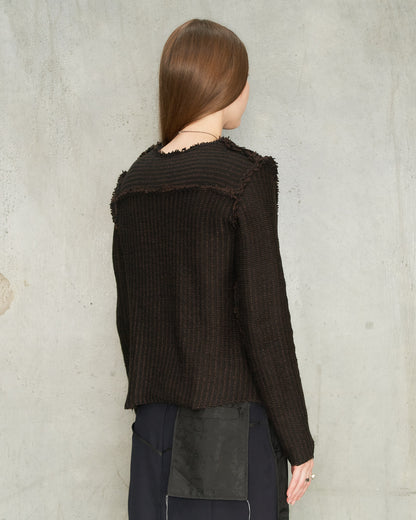 Brown Stripe Sweater