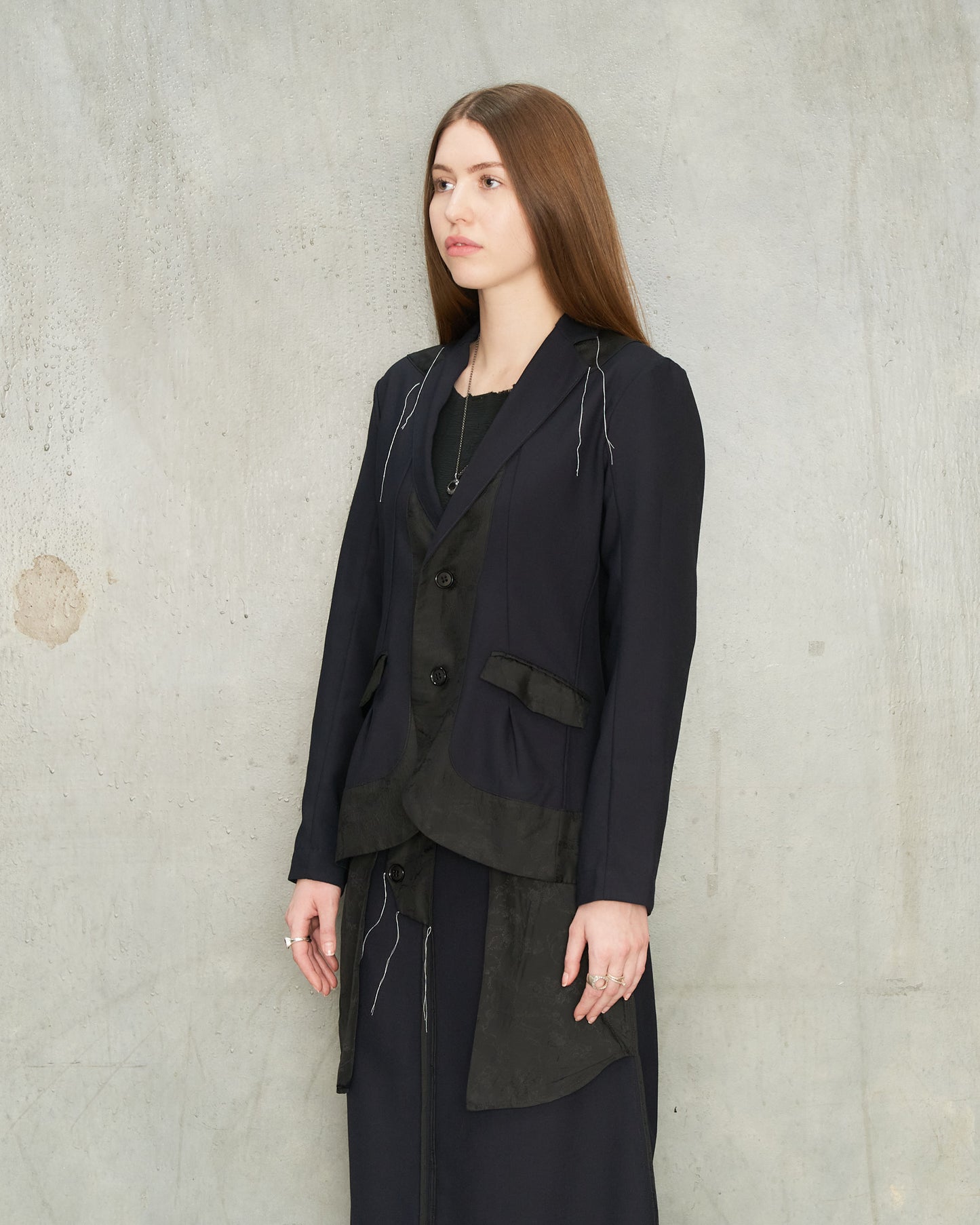 Navy Reversed Blazer