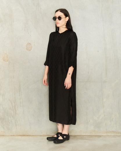 Black Ankara Agina Dress