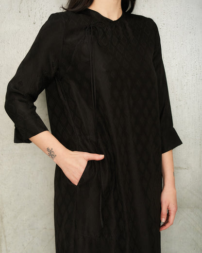 Black Ankara Agina Dress