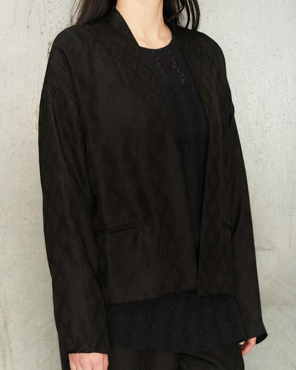 Black Ankara Klarke Jacket