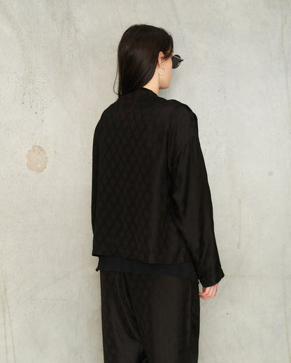 Black Ankara Klarke Jacket