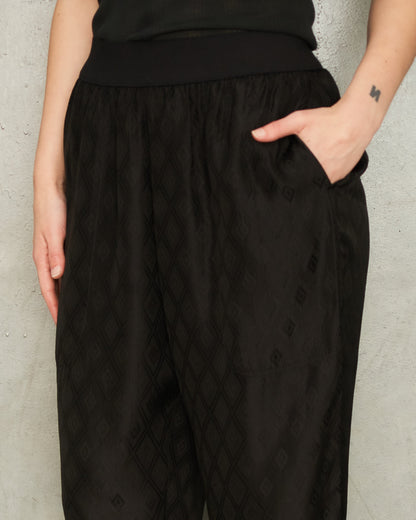 Black Ankara Palmer Pants