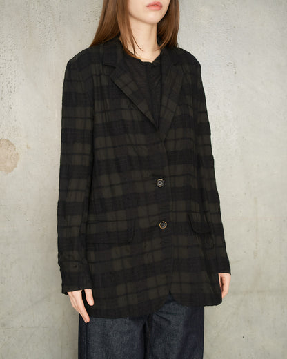 Black Check Kali Jacket