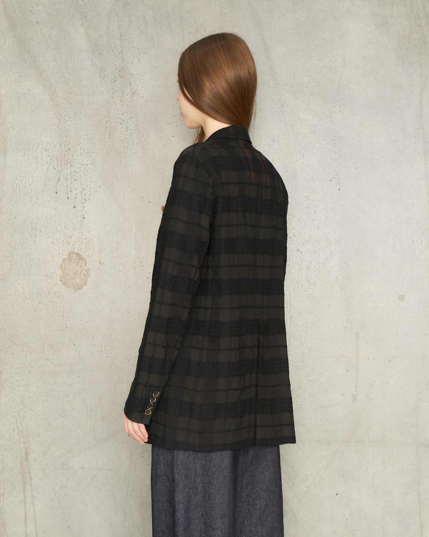 Black Check Kali Jacket
