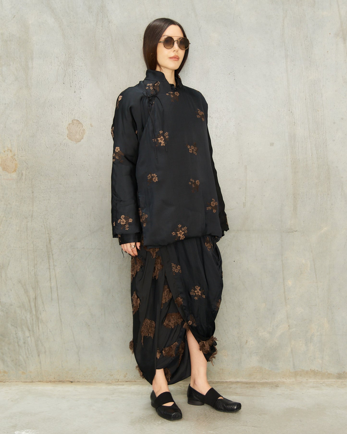 Black Embroidery Emma Jacket