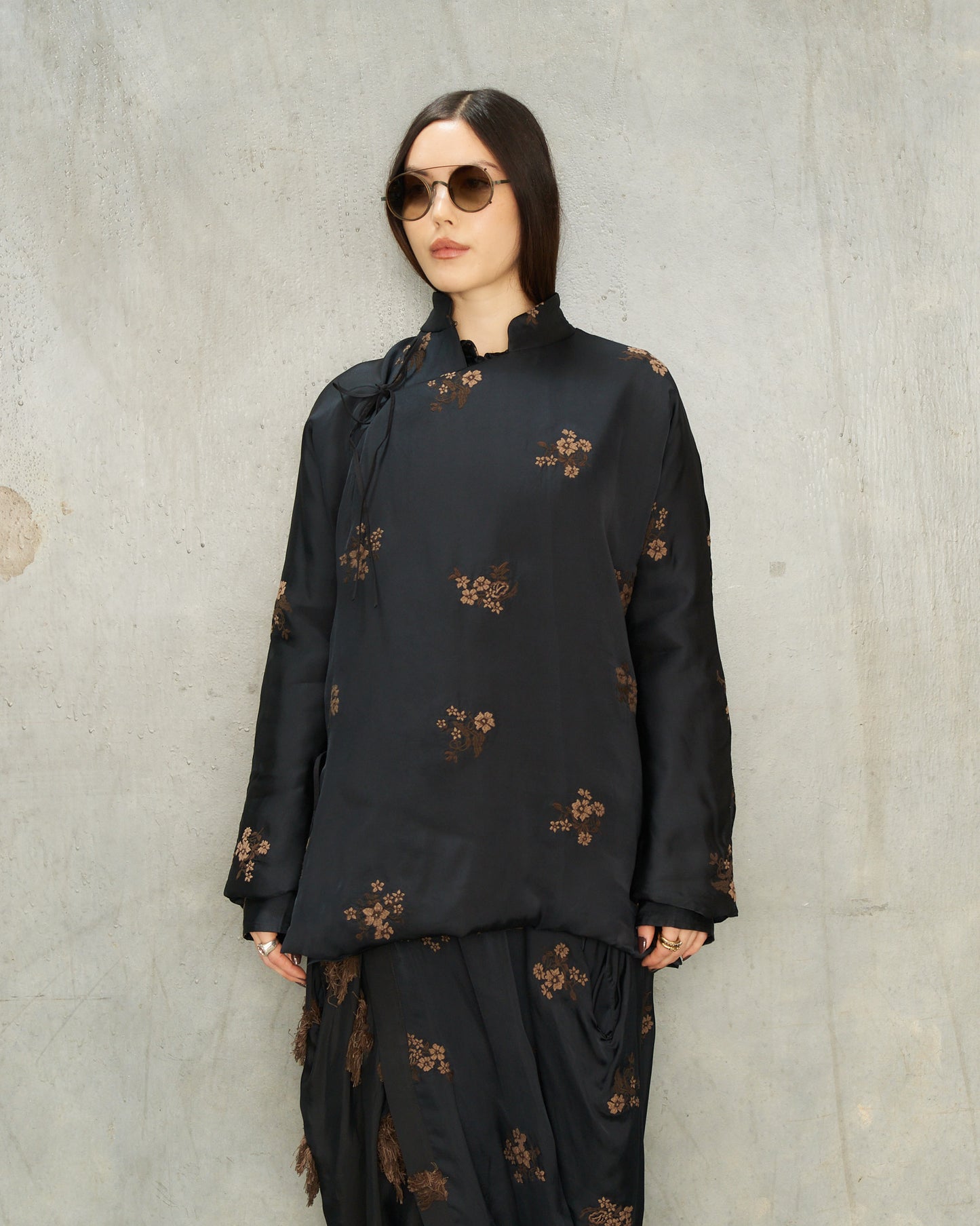 Black Embroidery Emma Jacket