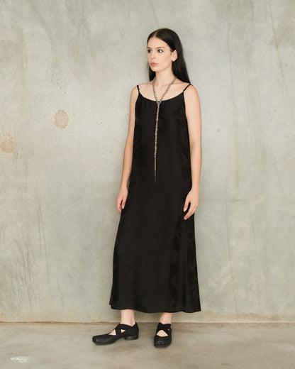 Black Floral Anaya Dress