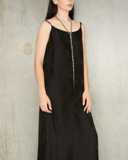Black Floral Anaya Dress