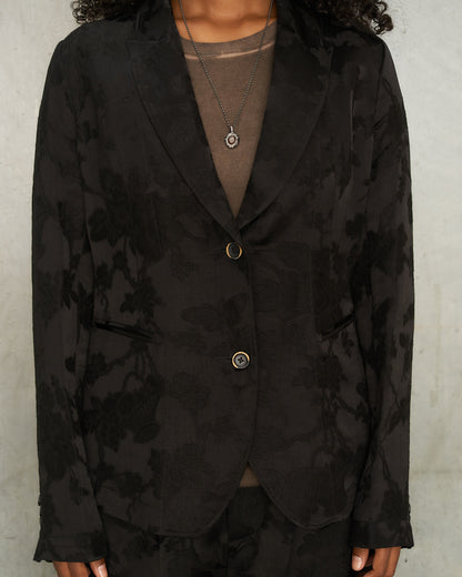 Black Jacquard Kenzie Jacket