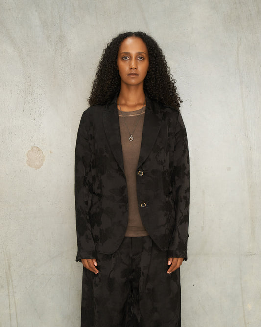 Black Jacquard Kenzie Jacket