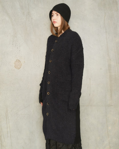 Black Long Cardigan