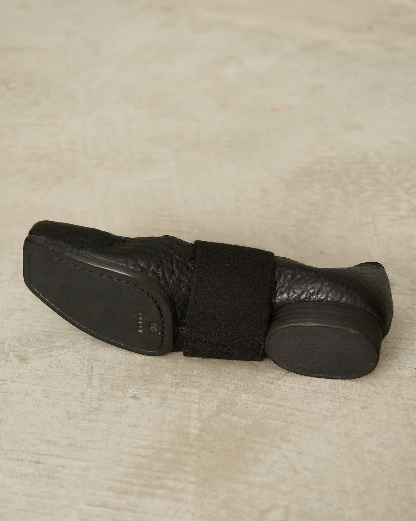 Black Strap Ballet Shoes