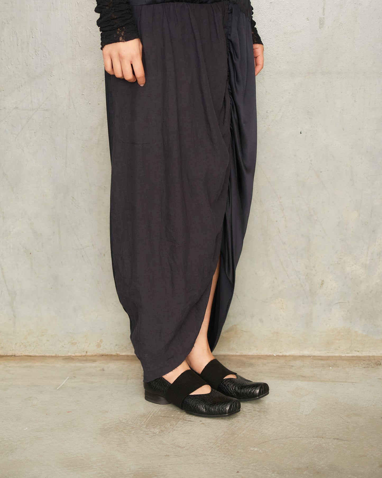 Black Strap Ballet Shoes