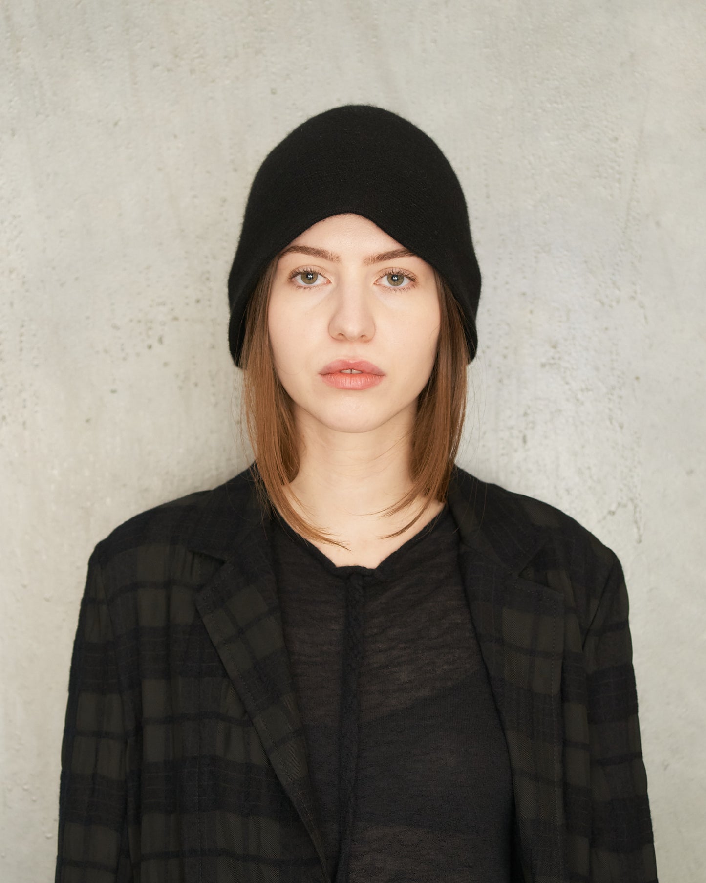 Black Wool Bucket Hat