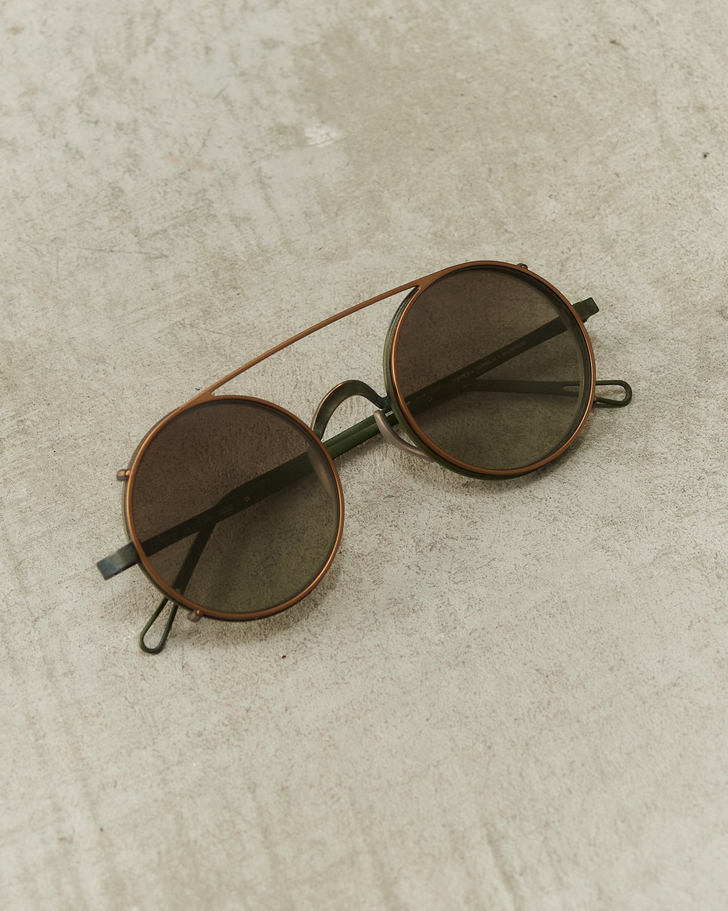 Bronze Victorian Clip Sunglasses