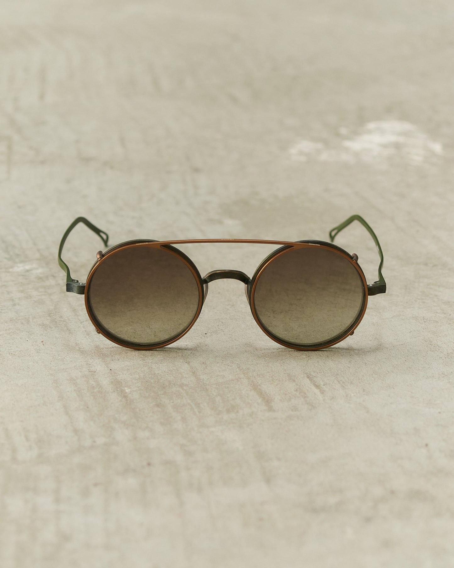 Bronze Victorian Clip Sunglasses